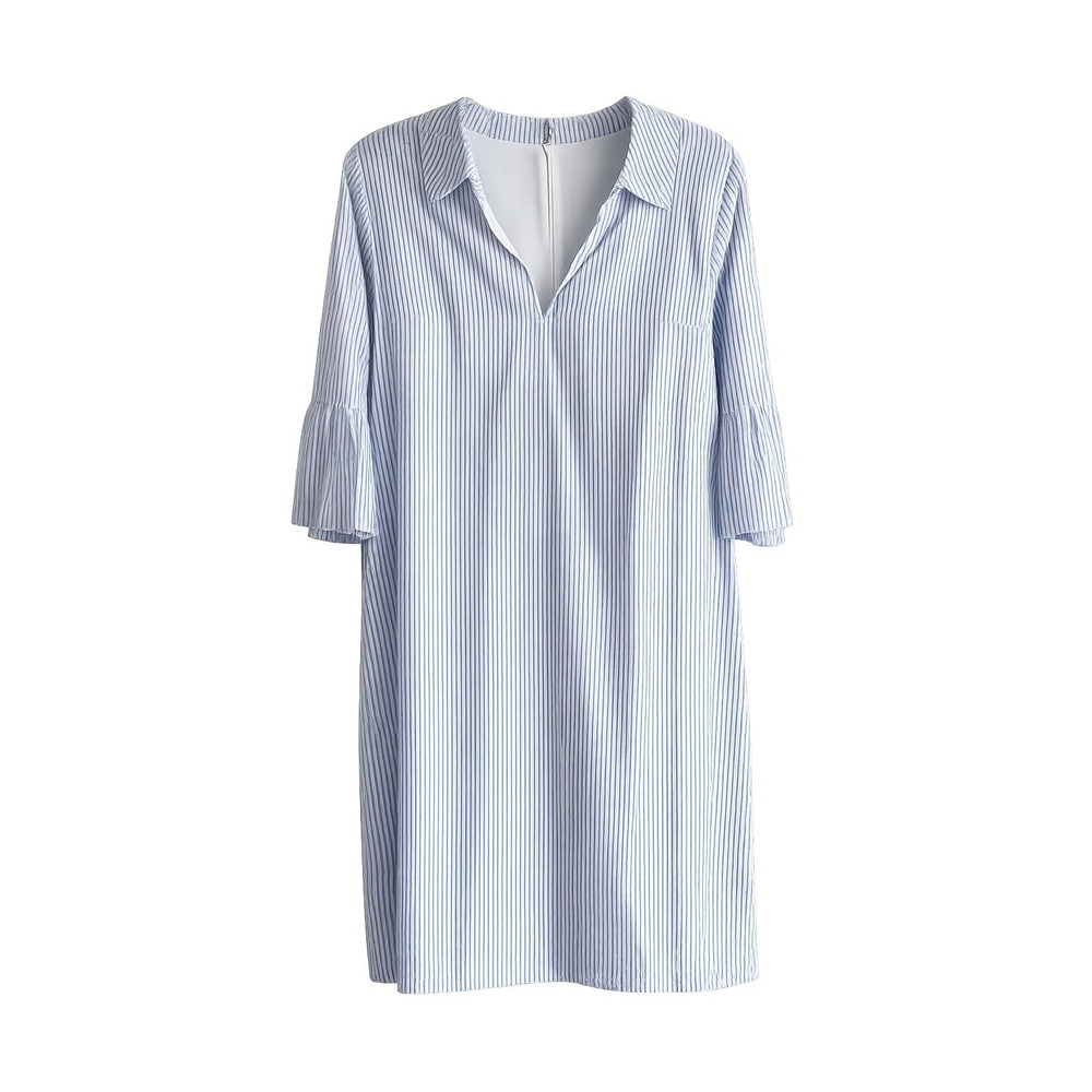 NWT Lilly Pulitzer Ginger Blue White Stripe Cotton Dress 12 Coastal Preppy $178